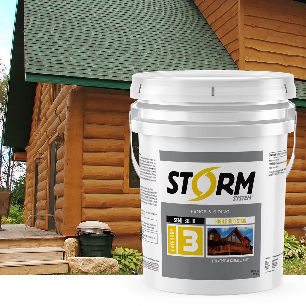 Semi-Transparent Log & Siding Stain + Sealer Teak 1 Gallon Q36614