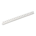 White Plastic Comb Bindings, 90 Sheet Capacity, 100 Combs/Pack I277