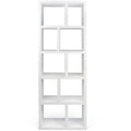 Pure White 5 Level Bookcase N409