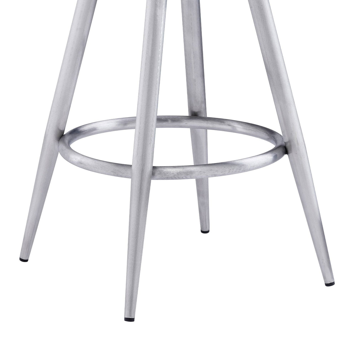 Black Faux Leather Bar Height Barstool I20114