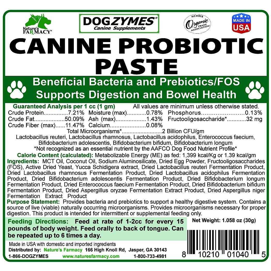 Canine Probiotic Paste L8997