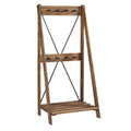 Brown Solid Wood Hall Tree E285