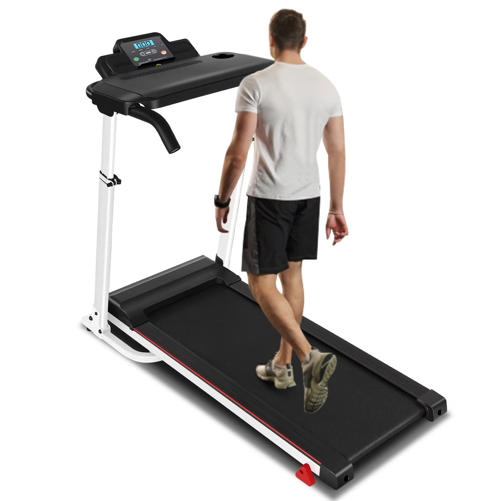 300Lbs Portable Folding Treadmill with Desk Y9001