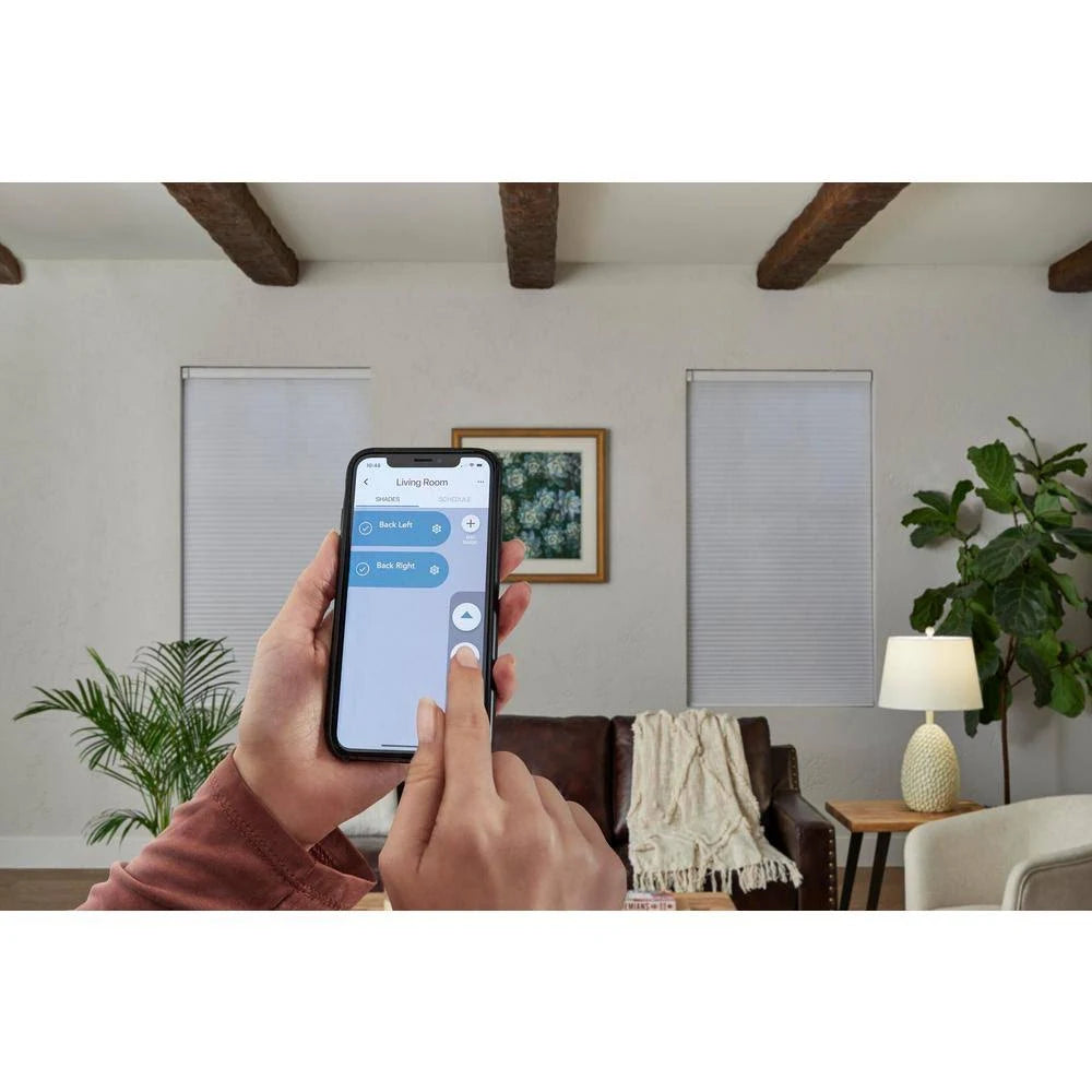 White Cordless Blackout Cellular Shade 43 in. W x 72 in. L O828474