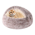 Hooded Round Dog Bed & Cat Cave Bed K940