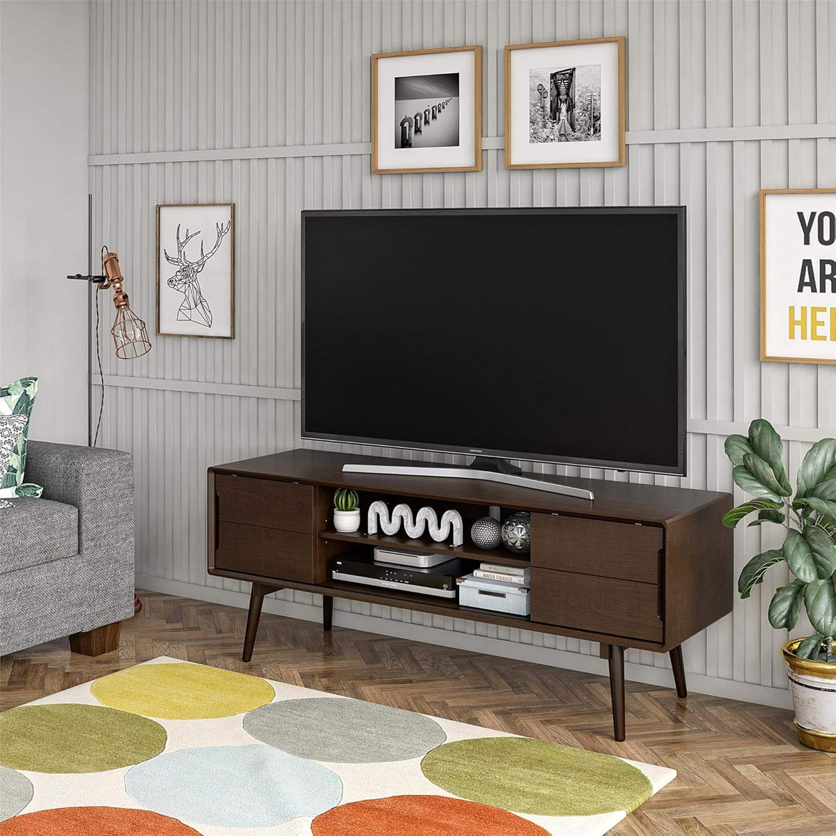 Walnut Bar Cabinet A6955