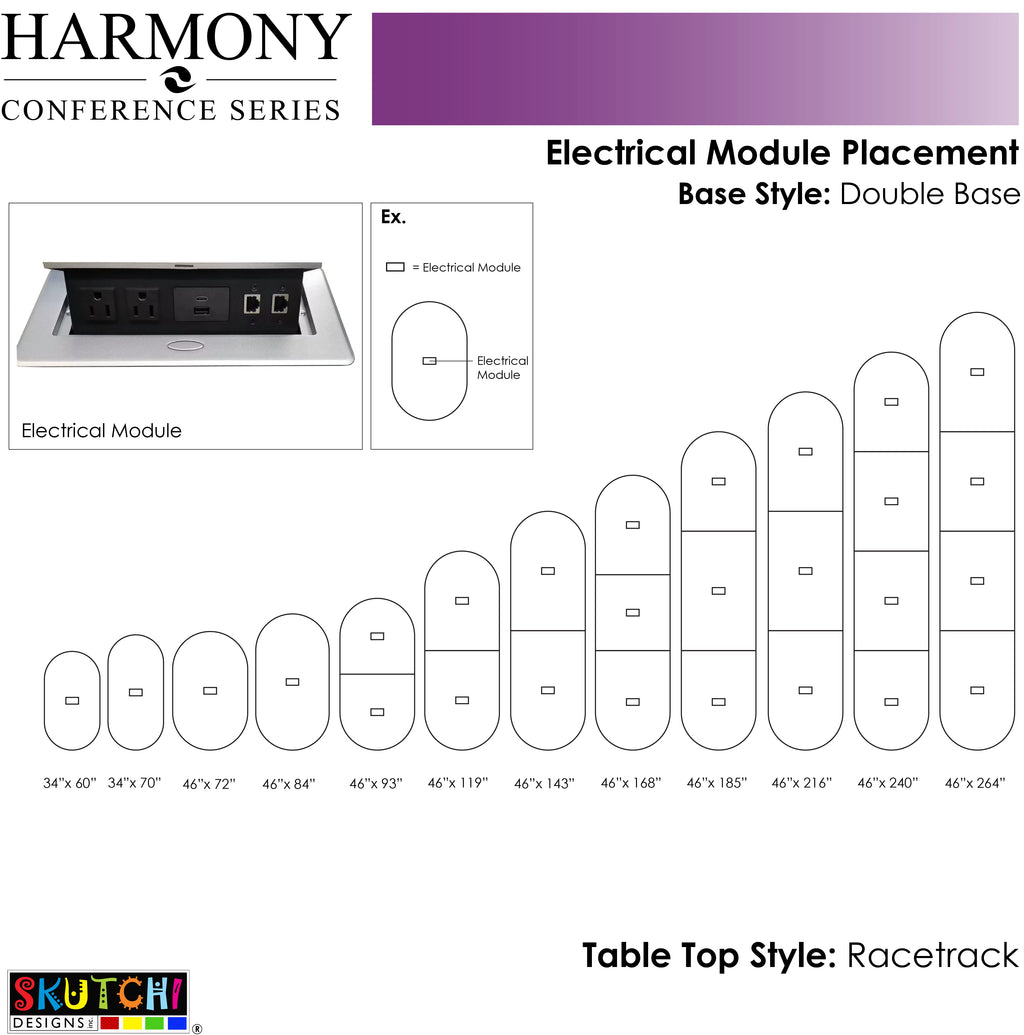4 Person Oval Conference Table Metal Base T118