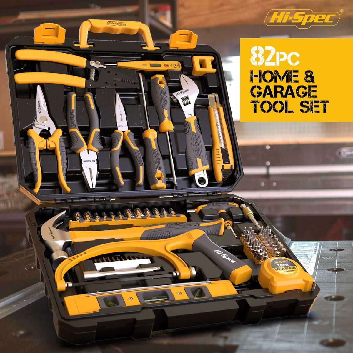 82 Piece Home & Garage Tool Kit Set G948