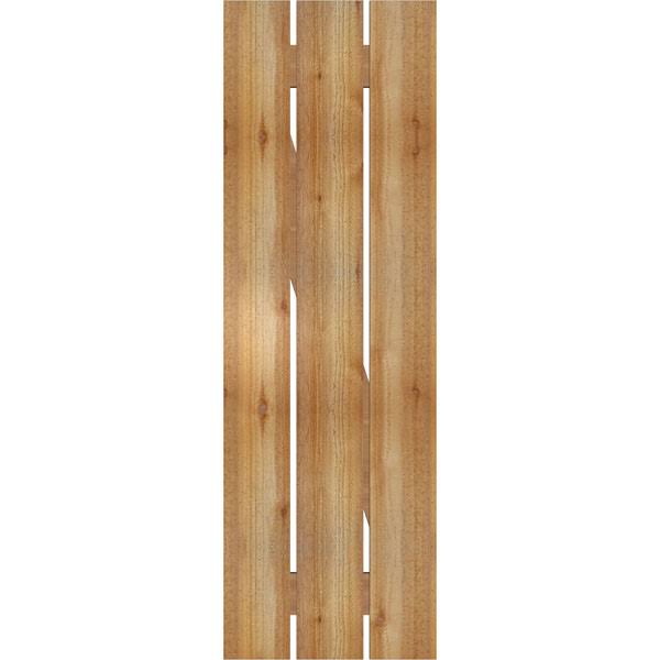Rough Sawn Western Red Cedar Board-n-Batten Shutters X103