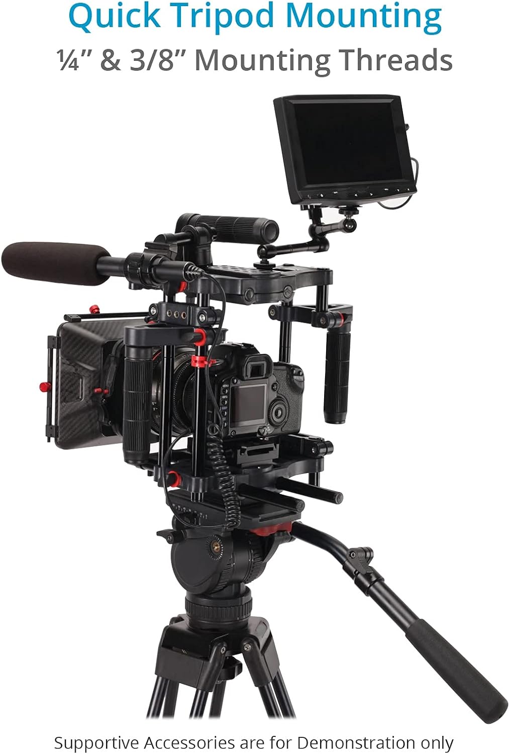 DSLR Video Camera Cage Mount Rig D73651