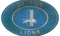 Detroit Lions Heritage Logo Oval Z778
