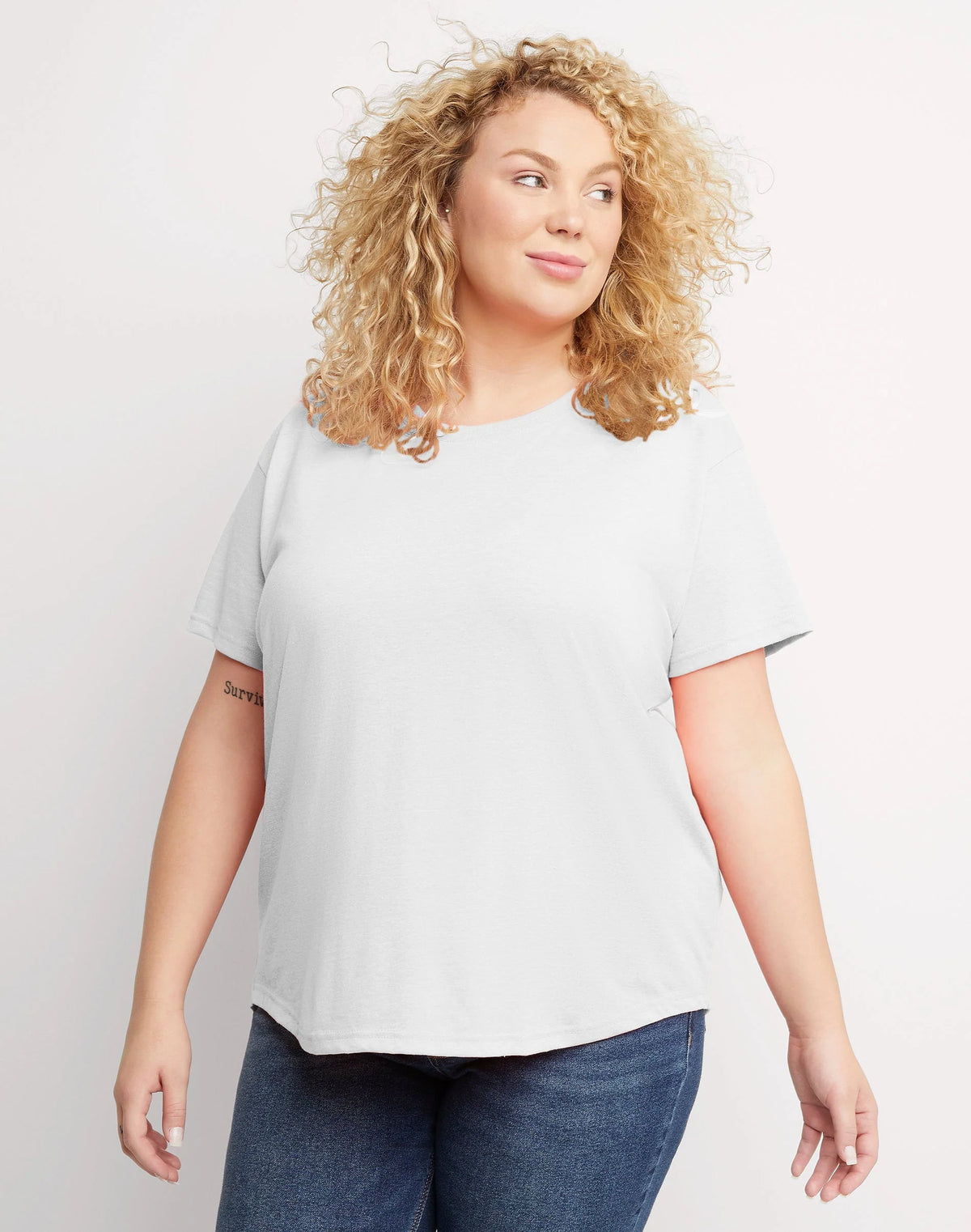 Women's Tri-Blend T-Shirt Relaxed Fit Plus Size R273