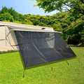 RV Awning Shade Screen with Zipper 9'X15'3'' O383
