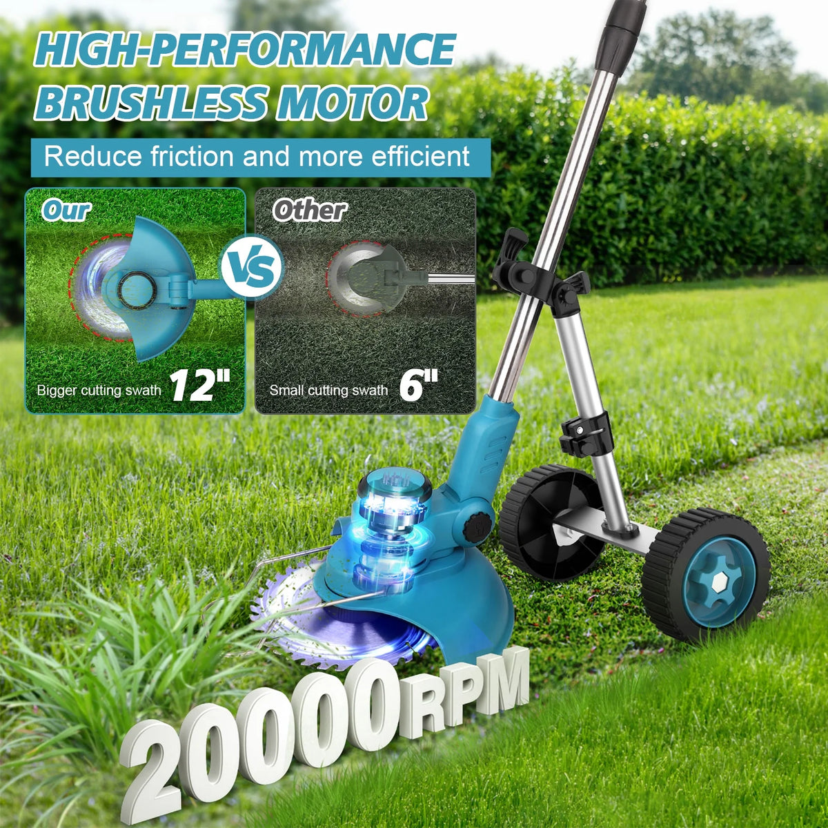 Cordless Electric String Trimmer Edger K30918