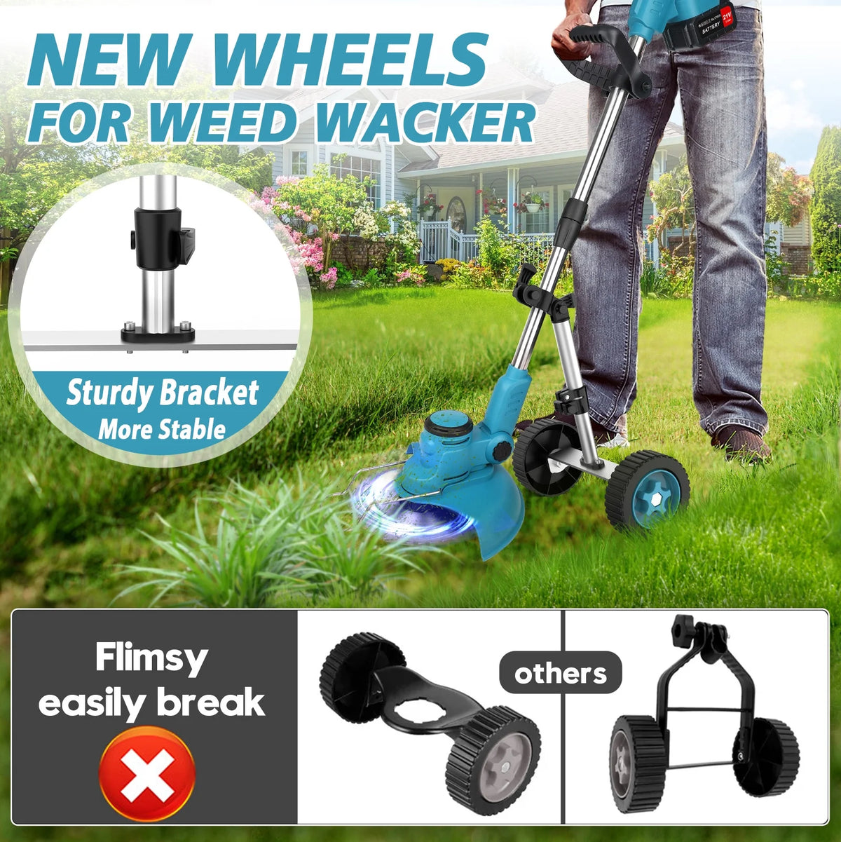 Cordless Electric String Trimmer Edger K30918