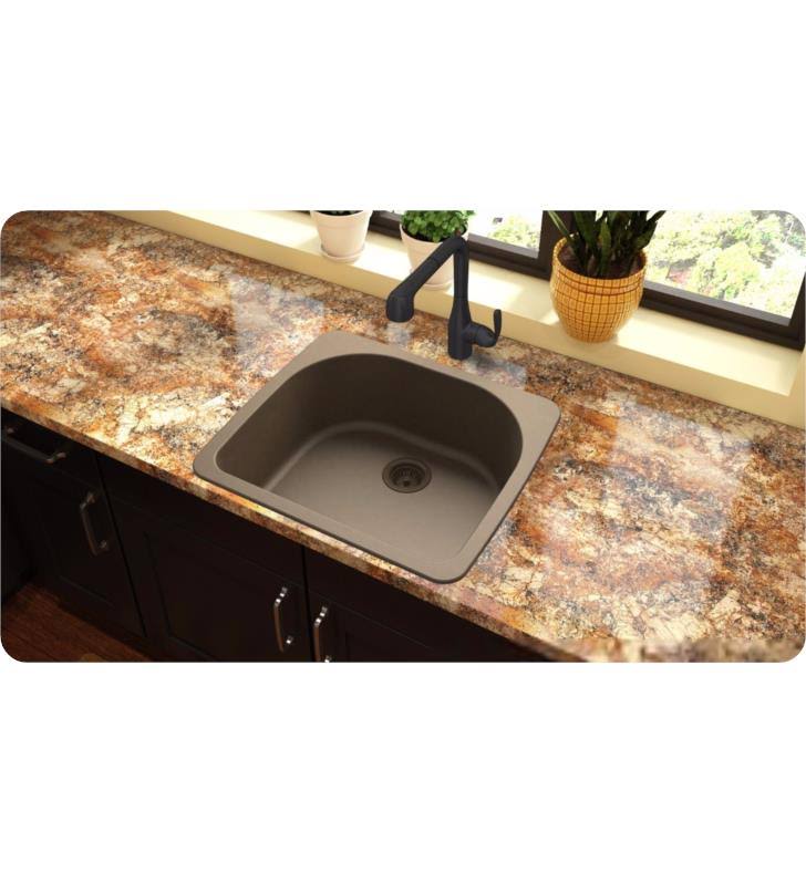 Quartz Classic Kitchen Sink Greige Z254706