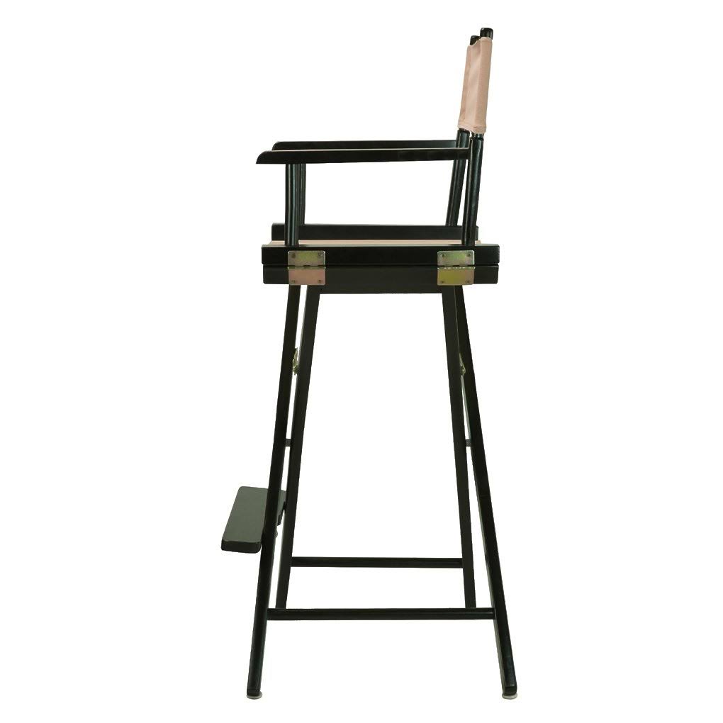 Black Frame Tan Canvas Director's Chair H3225