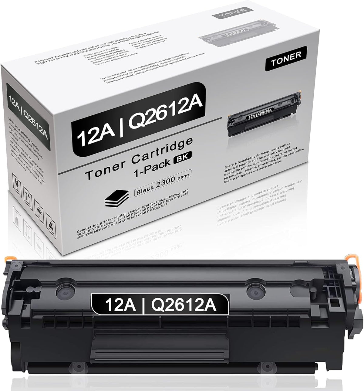 1 Pack 12A Q2612A Toner Cartridge S915
