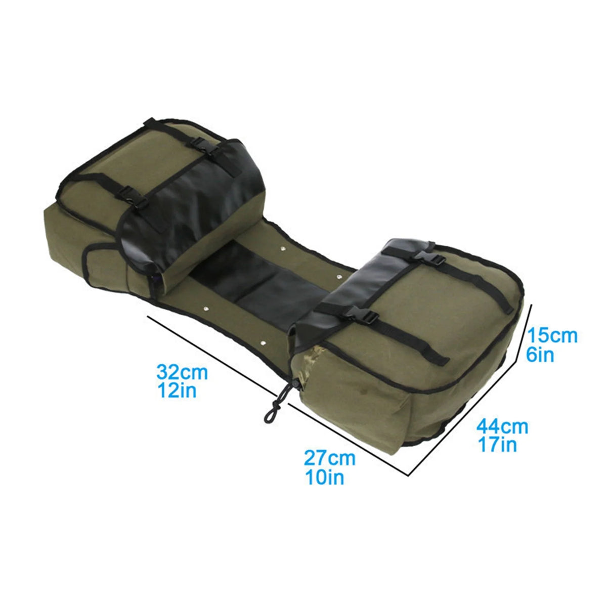 Canvas Waterproof Motorbike Saddle Bag G724414