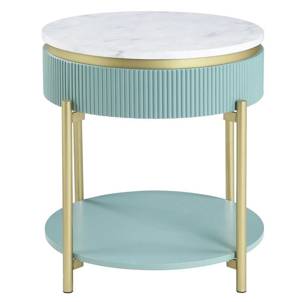 Contemporary Wood 1-Drawer End Table H163