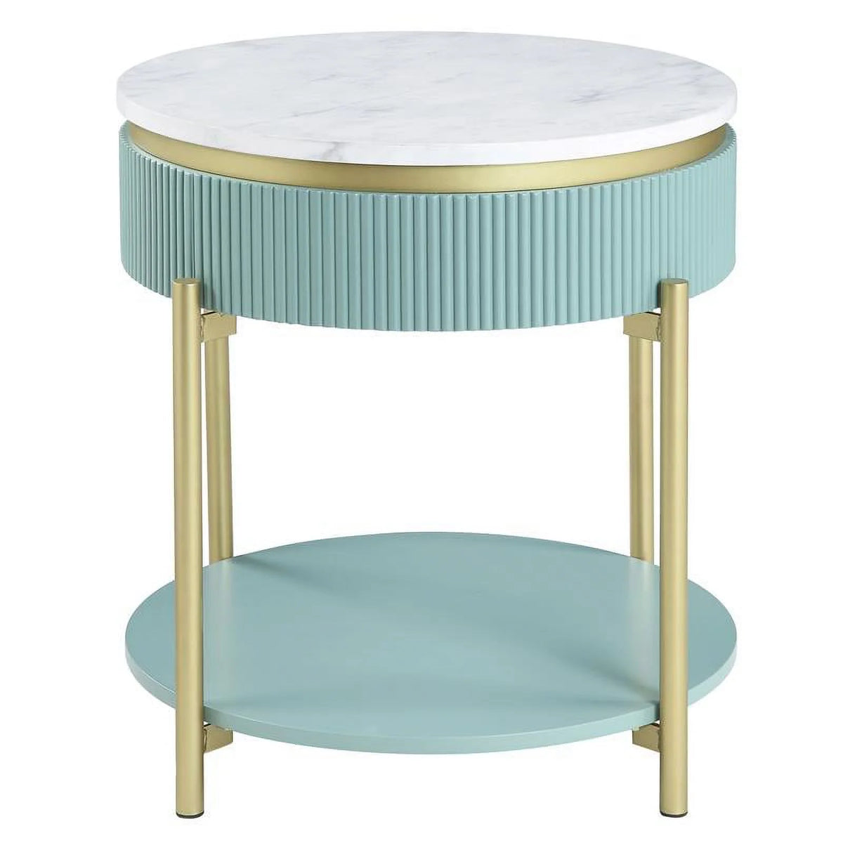 Contemporary Wood 1-Drawer End Table H163