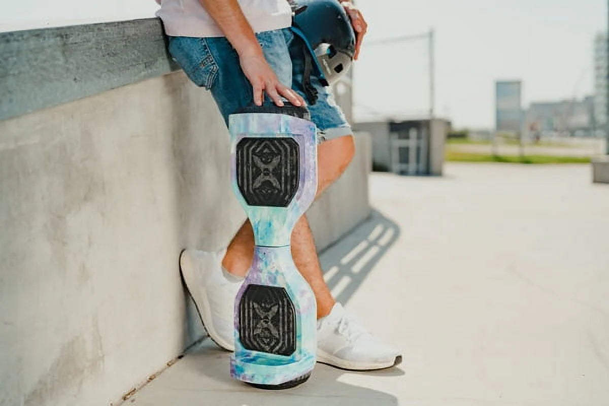 Black Hoverboard with LED Headlights L275