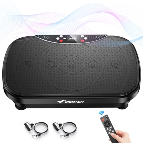 Vibration Plate Exercise Machine with Bluetooth and LED Display Q999