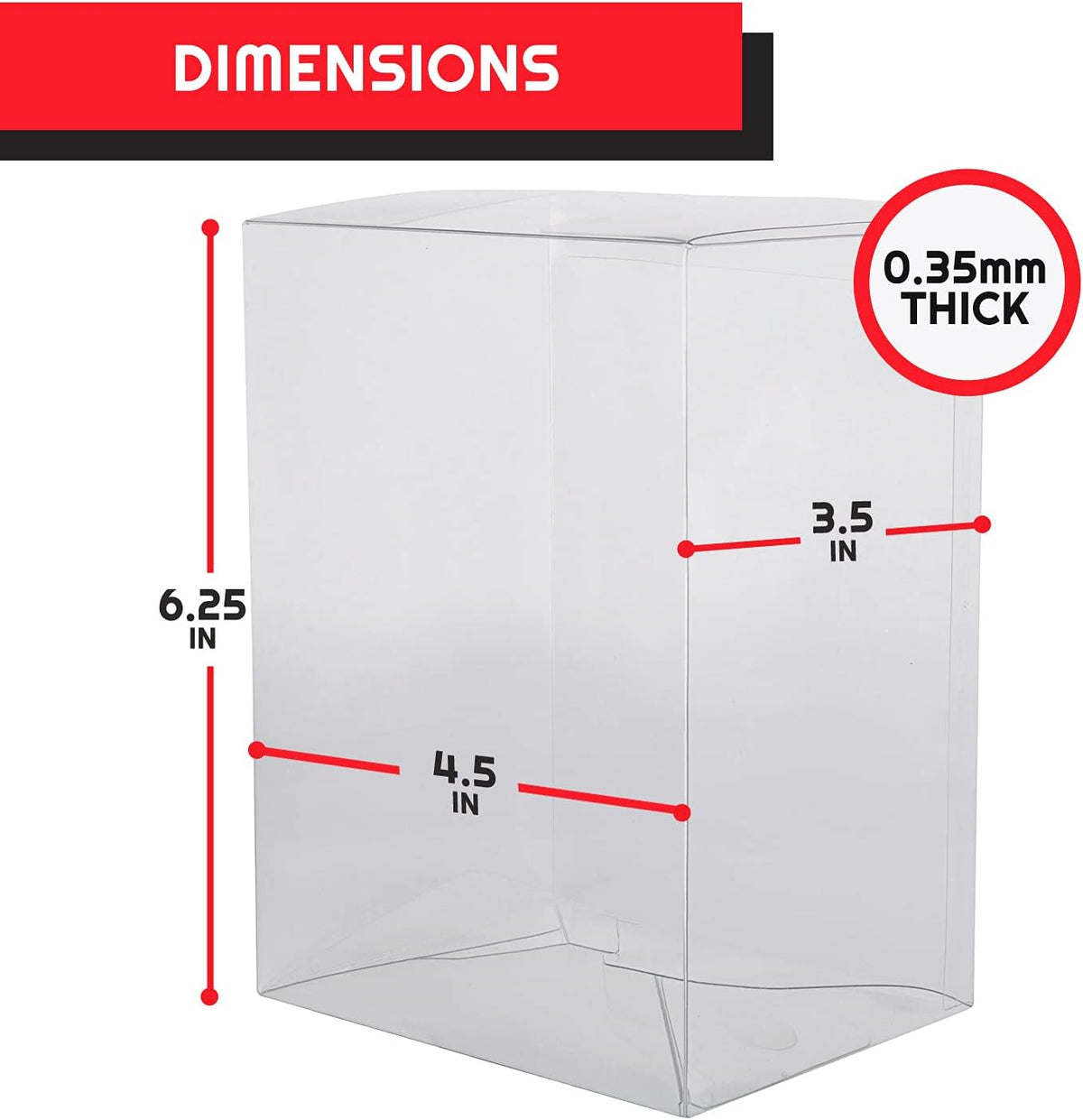 Display Case Protector for 4 Inch Funko Pop (Pack of 80) O93622