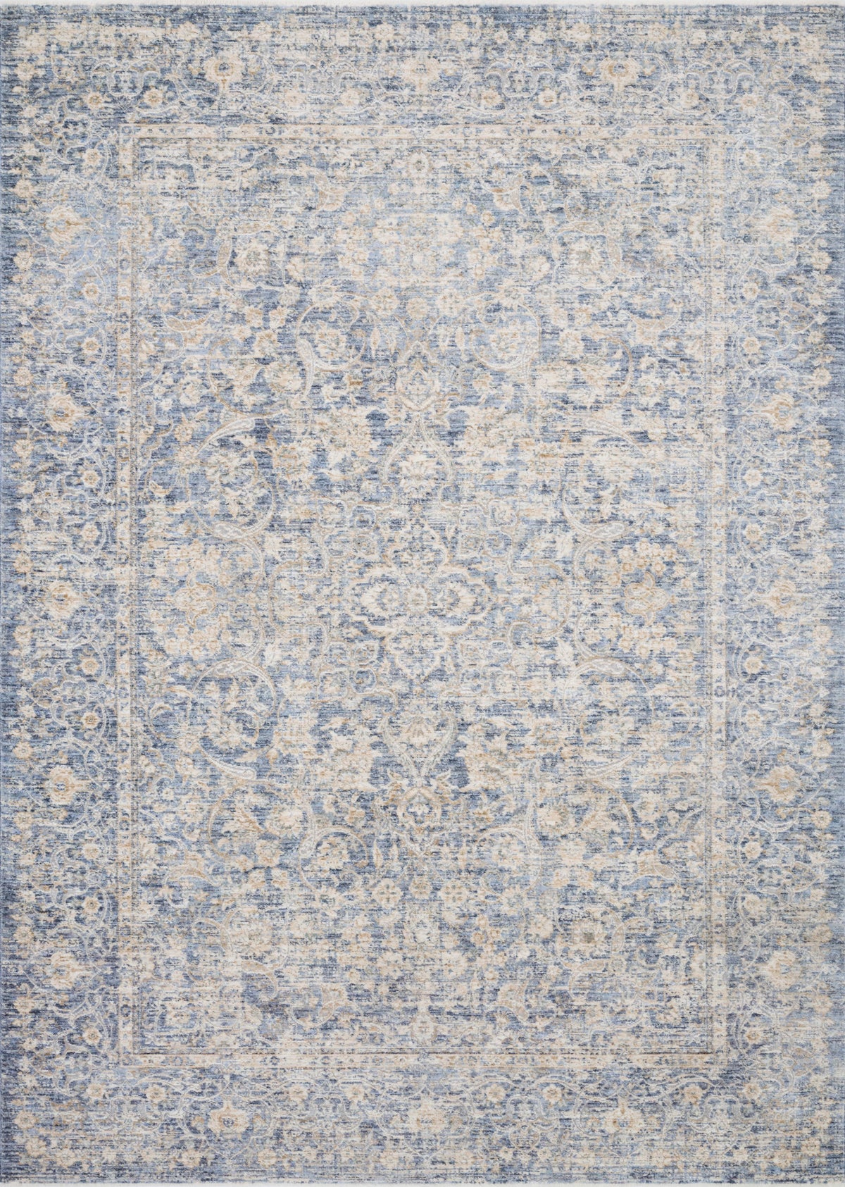 Blue Gold 6'3 x 8'10 Rug M2585