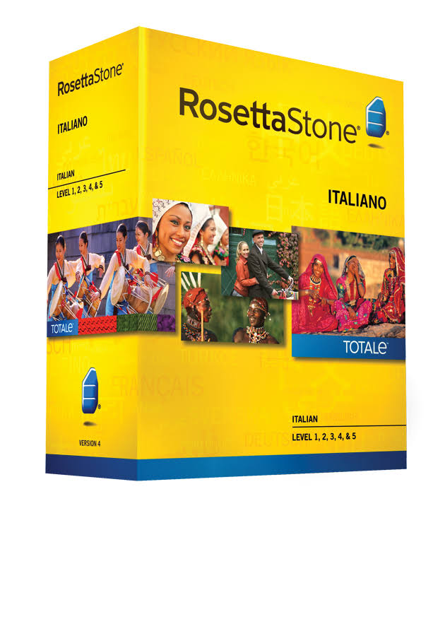 Italian Level 1-5 Set, Up to 5 Users, Up to 2 Computers, Version 4, Box Pack A54386