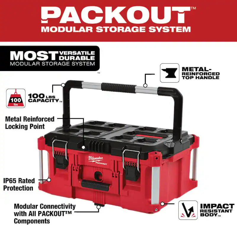 22 in. Rolling Tool Box and Large and Medium Tool Box B647243