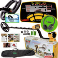 Metal Detector with Waterproof Coil, Headphones, Travel Bag E661572