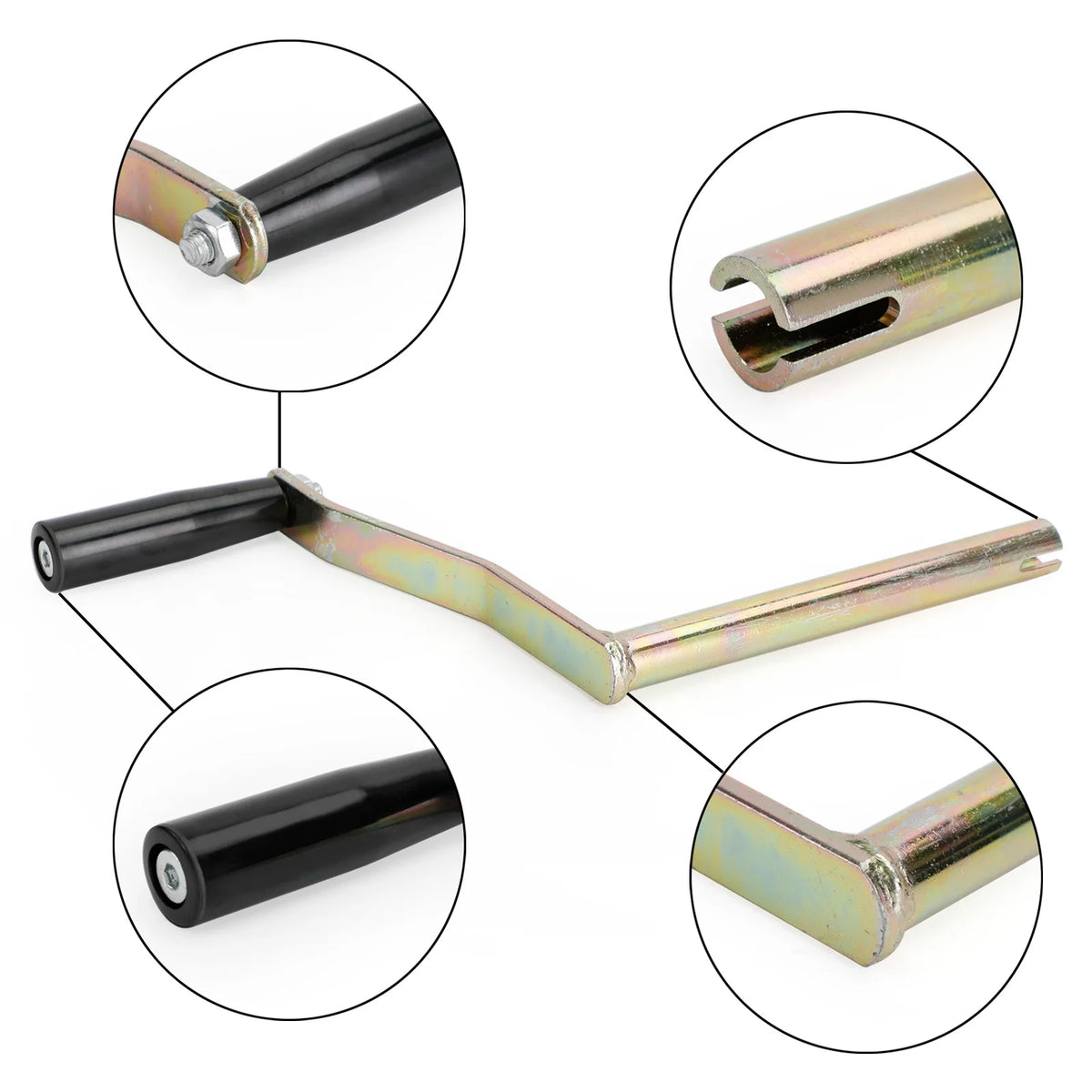Round Mouth Crank Handle for RV Camper Tent A659