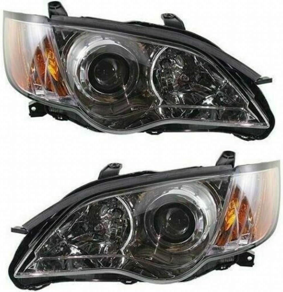 Headlight Assembly Pair for Subaru Legacy 2008-2009 A992319