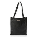 Black Calfskin Flat Shopping Tote W831040