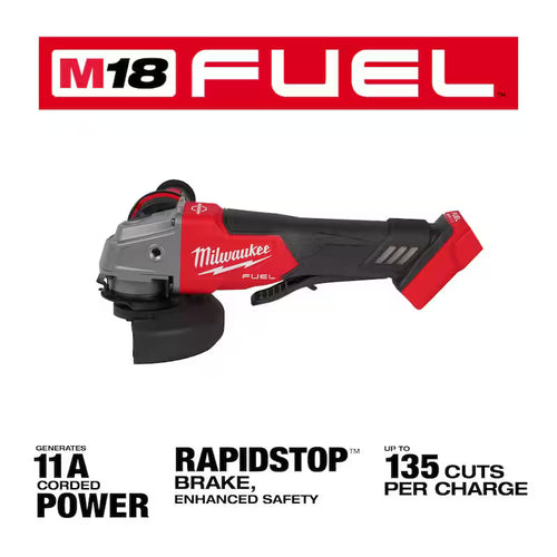 18V Lithium-Ion Brushless Cordless 4-1/2 in./5 in. Grinder and Starter Kit with 5.0 Ah Battery and Charger U39092