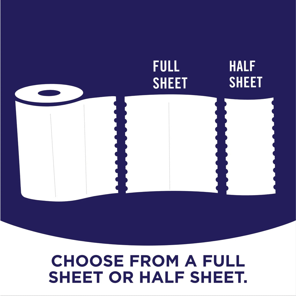 White 12 Double Rolls Paper Towels U83595