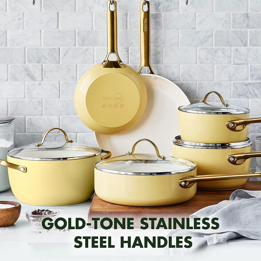 Hard Anodized Ceramic Nonstick 10 Piece Cookware Set F50667
