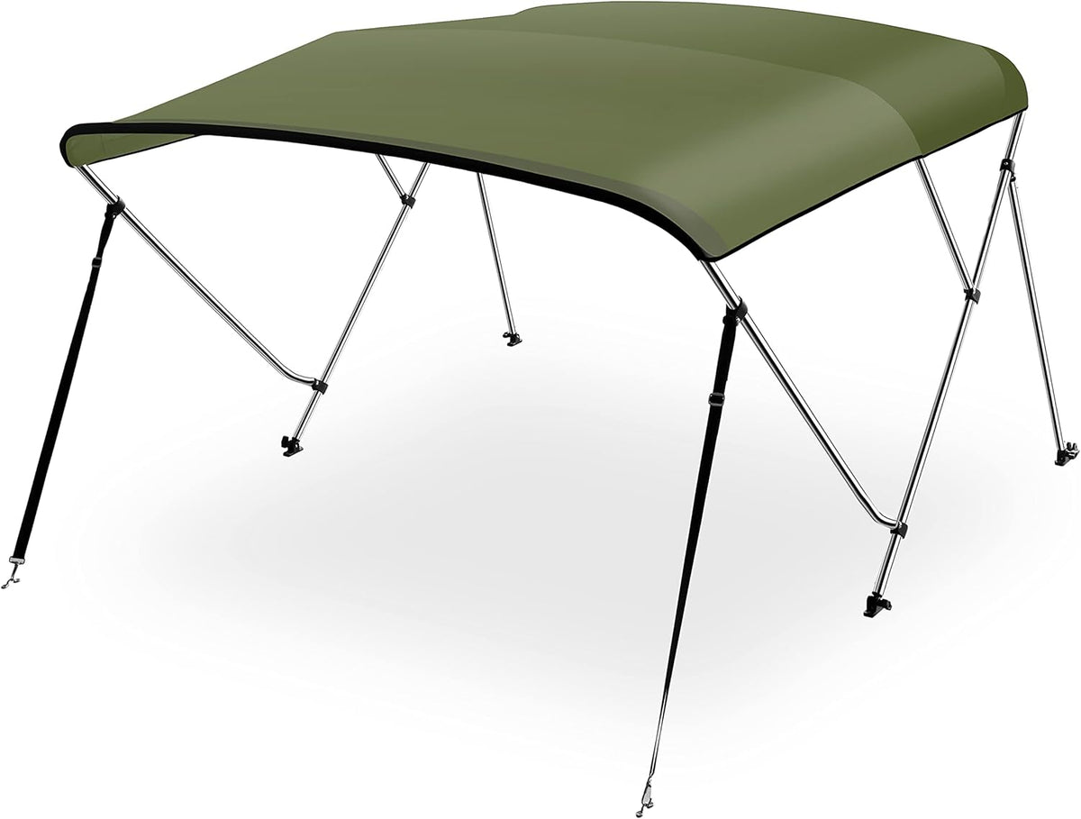 Royal Blue 4 Bow Bimini Top Boat Canopy with Storage Boot D7746