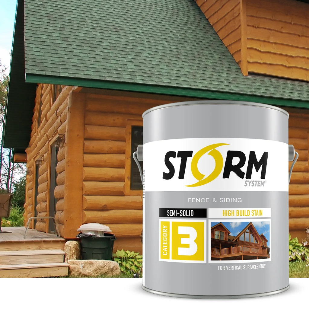 Semi-Transparent Log & Siding Stain + Sealer Teak 1 Gallon Q36614