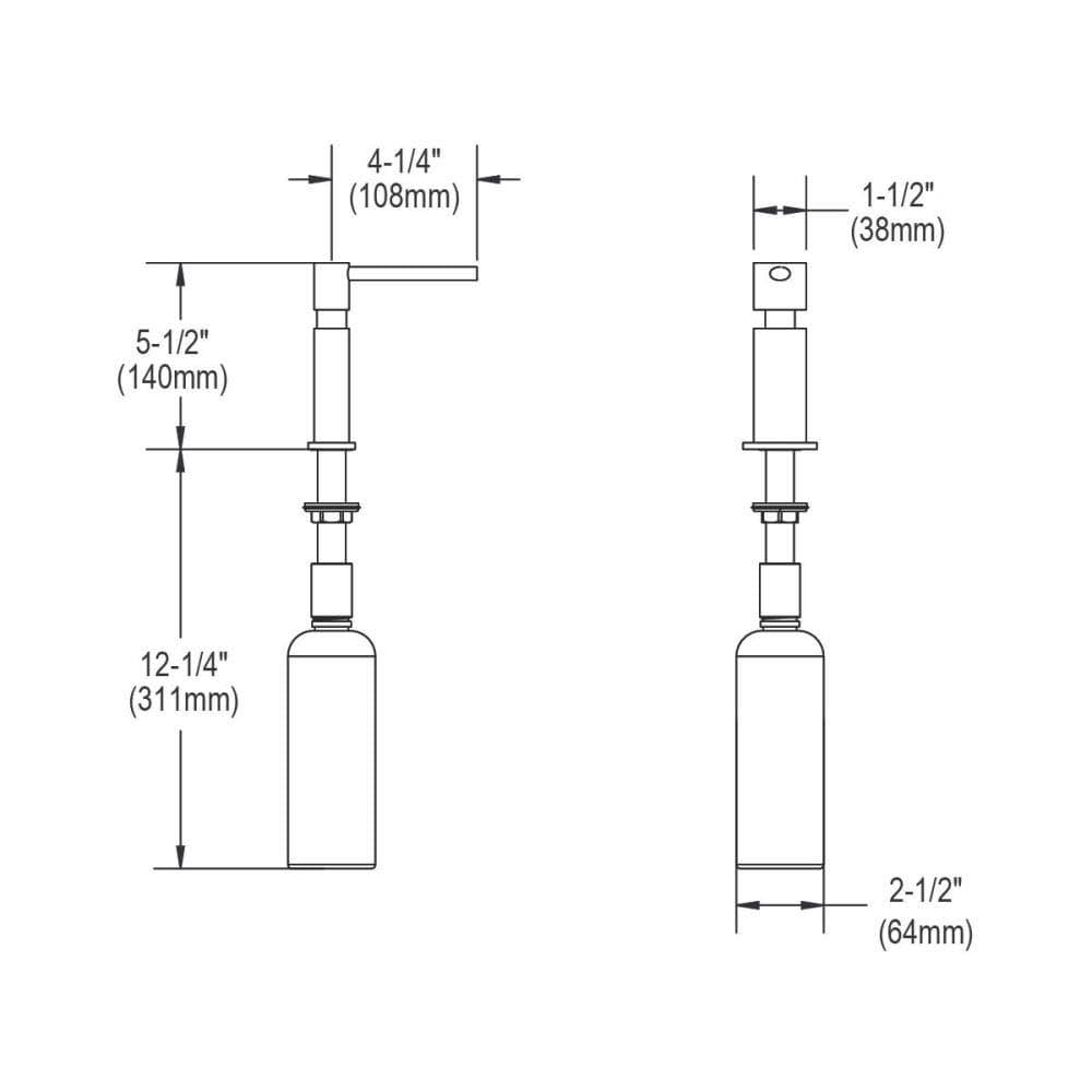 Chrome Soap Dispenser F109