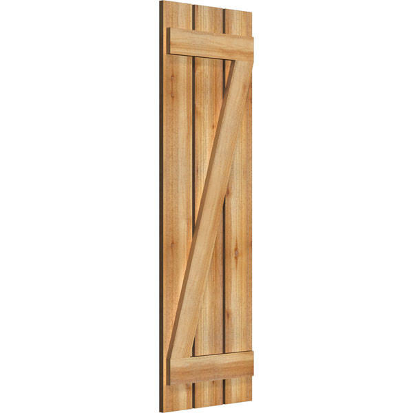 Rough Sawn Western Red Cedar Board-n-Batten Shutters X103