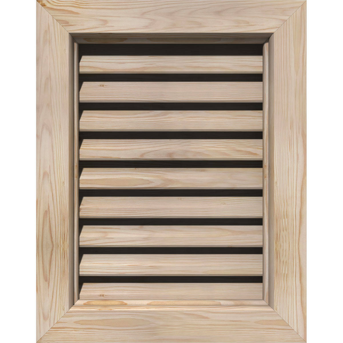 Primed Smooth Vertical Gable Vent P291
