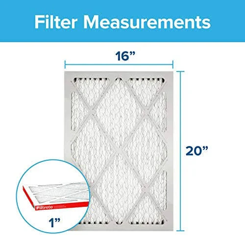 16x20x1 MPR 1000D Micro Allergen Plus DUST Air Filter, 6-Pack O41105