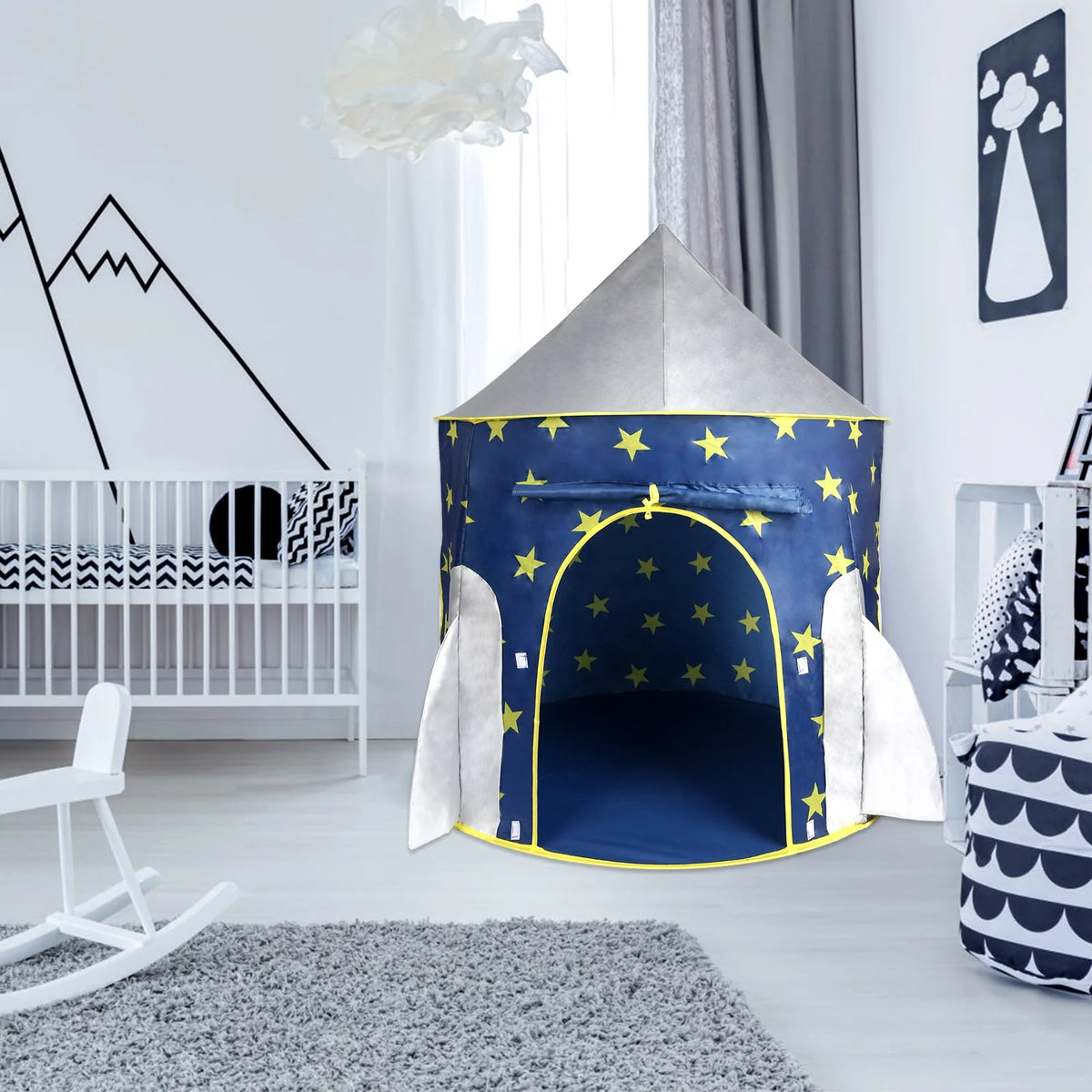 Rocket Spaceship Play Tent V8173