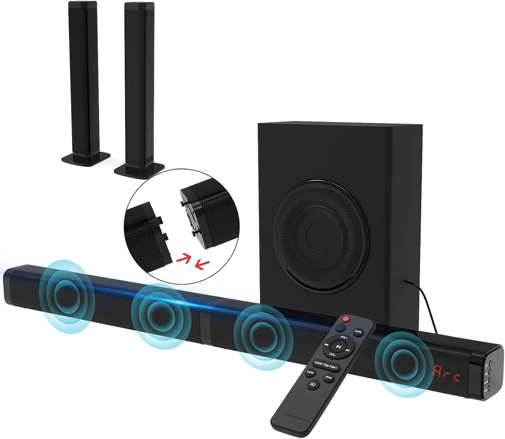 2.1 CH Sound Bar with Subwoofer 240W G650