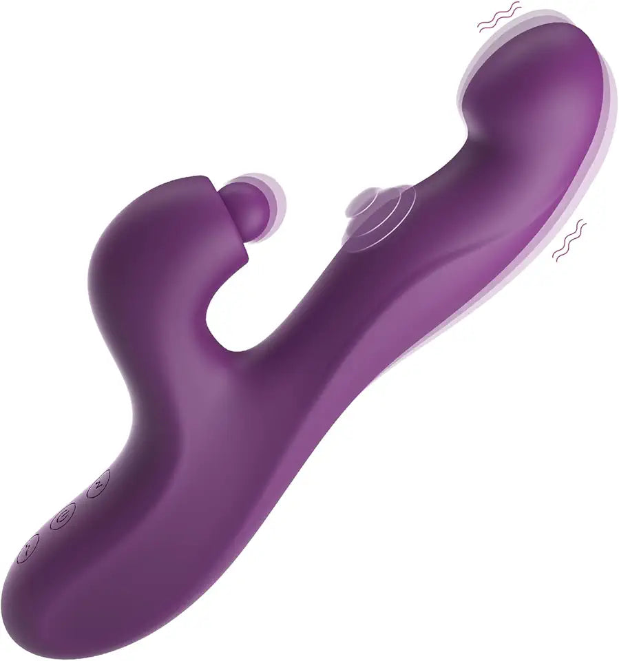 Purple Rabbit Vibrator with 3 x 5 x 10 Modes Z491099