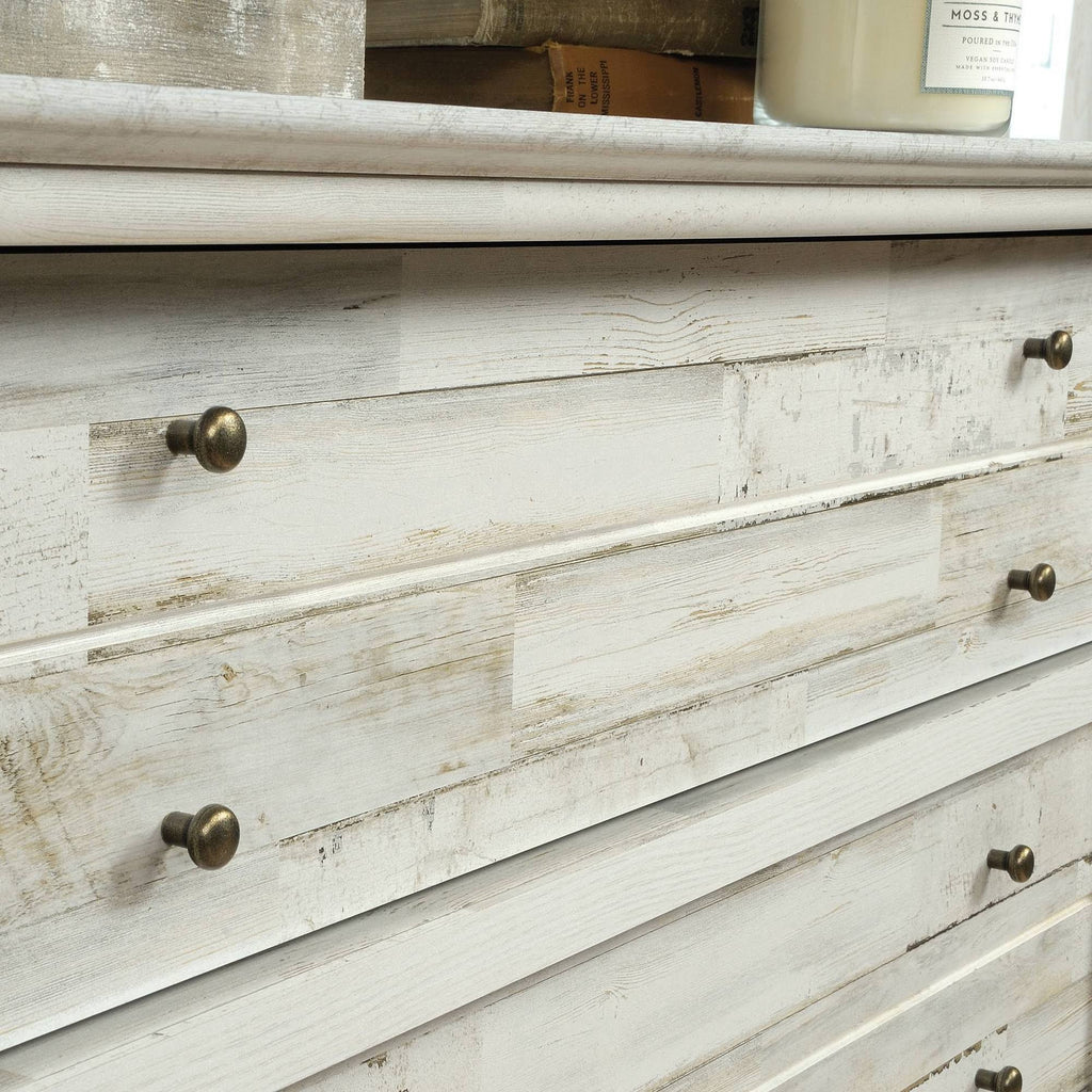 White Plank 3-Drawer Chest W119