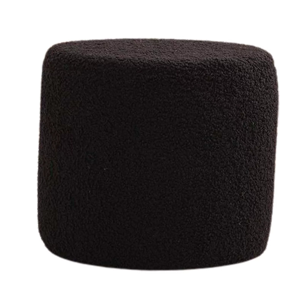 Black Foot Rest Stool Q7487