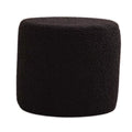 Black Foot Rest Stool Q7487